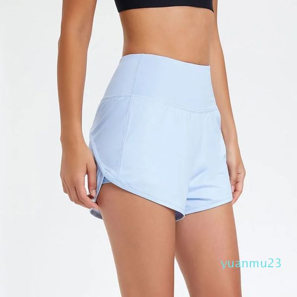 lulu Shorts Yoga-Outfit-Sets Damen Sport Hotty Hot Casual Fitness Yoga Leggings Lady Girl Workout Gym Unterwäsche Laufen mit Reißverschlusstasche auf der Rückseite5