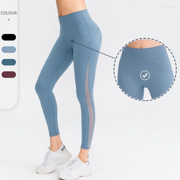 Pantaloni attivi Donna Yoga Vita alta Leggings sportivi Leggins Pantaloni sportivi senza cuciture Abbigliamento da palestra Maglia da jogging Femme Collant Push Up Capris