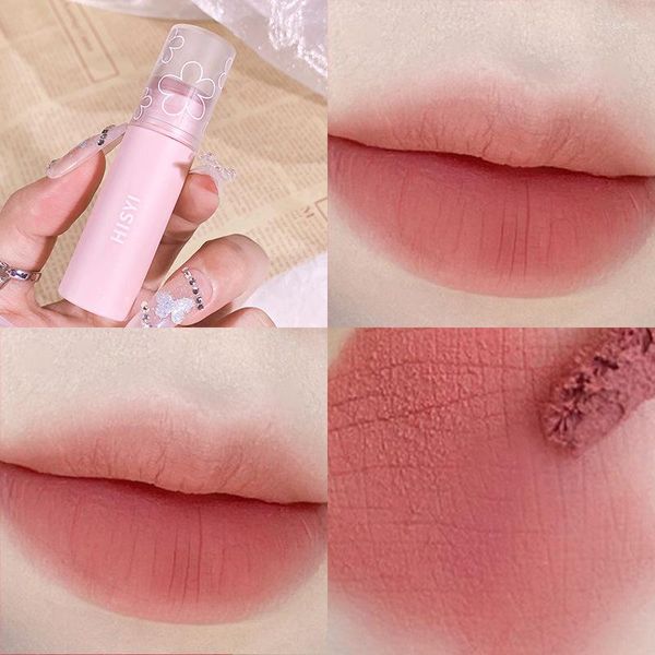 Lipgloss Samt Matt Lippenstift Flüssig Rosa Wasserdicht Langanhaltend Stick Frauen Rot Orange Tönung Student Schönheit Kosmetik