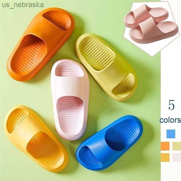 Pantofole per bambini Antiscivolo Scarpe da casa Fondo morbido Bagno Scivoli da spiaggia Sandali Bambino Ragazzo Ragazza Infradito Bambini claquette 220621 L230518