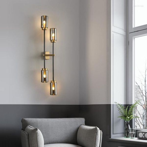Стеновые лампы американский винтажный Sconce Led G9 Coffee Shop Bar Restaurant Light Style Design Lamp