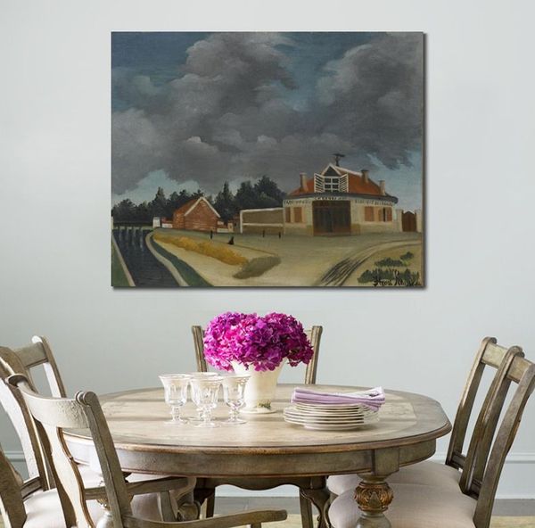 Джунгли Ландшафт холст искусство лабрике de chaises henri Rousseau Painting Paint