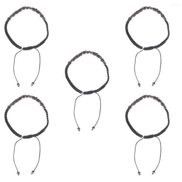 Braccialetti con ciondoli Codice Morse Braccialetto Treccia Regalo Coppie creative Gioielli da polso Motivazionali