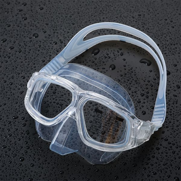 Maschere subacquee Maschera subacquea Immersione in apnea Lente antiappannamento ad alta definizione Maschera per lo snorkeling Sport acquatici Occhiali da sub 230612