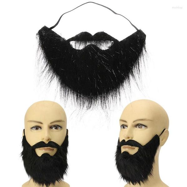 Decoração de festa fantasia engraçada bigode adereços Halloween pirata barba suprimentos crianças homens falsos