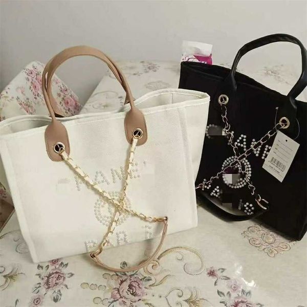 2023 Novo Xiangjia Pearl Beach Bag Saco Tote Bag Moda INS One Shoulder Handheld Star Mesmo Estilo 60% Factory Outlet sale