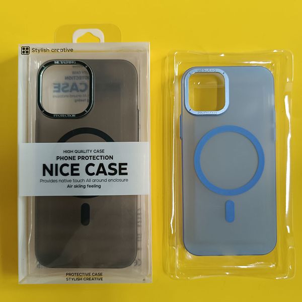 Universelle einfache weiße klare Blister-Verpackungsbox für iPhone 14Pro Max 13 12 x 8 7 Plus Case Cover Display Einzelhandelsverpackungsboxen für Samsung-Hülle