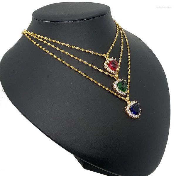 Anhänger Halsketten Herz Dubai Halskette Schmuck Jahreszeiten Natürliche Amethyst Kette Liebe Für Frauen/MÄDCHEN Geschenke Mode Großhandel