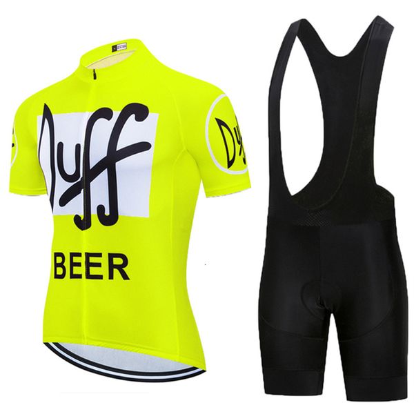 Radtrikot-Sets DUFF BEER Herren-Radsportbekleidung Wear Better Rainbow Team Radtrikot Kurzarm-Radsportbekleidung Sommer-Rennrad-Sets 230612