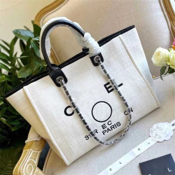 Borse a mano di lusso da donna Borsa da spiaggia Borsa ricamata Borsa a catena in tela Zaino da sera Borse da sera Donna Perla Grande Designer Donna Piccola XNUM 75% Outlet a buon mercato all'ingrosso