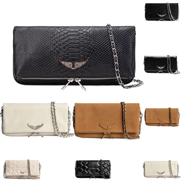 Повернуть свои крылья Zadig Voltaire Женская дизайнерская дизайнерская сумка для сумочки для мужской сумочка