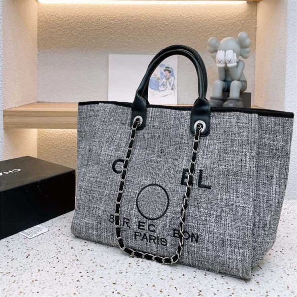 Borse a mano di moda di lusso da donna Borsa ricamata Borsa da spiaggia di perle femminili Borse da sera con zaino a catena piccola in tela da donna grandi Z909 75% Outlet economici all'ingrosso