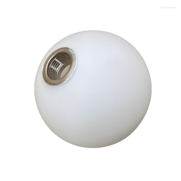 Luminárias pendentes modernas simples abajur de vidro branco leitoso transparente 12/15/20 cm lustre acessórios bola G9