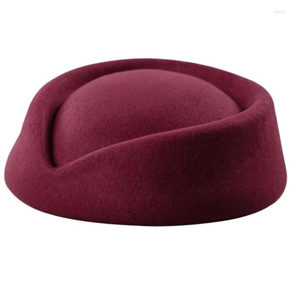 Berets Steardess Pillbox Hat Deardrop Base Base Multi-Color для прямой трансляции