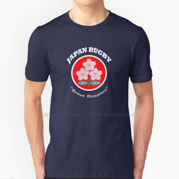 Erkek Tişörtleri Japonya Rugby T Shirt% 100 Pamuk Japonya Rugby Cesur Blossom Büyük Boyut 6xl Tee Hediye Moda