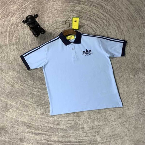 Neue Mode London England Polos Shirts Herren Designer Polo High Street Stickerei Druck T-shirt Männer Sommer Baumwolle Casual T-shirts #02 R5QE