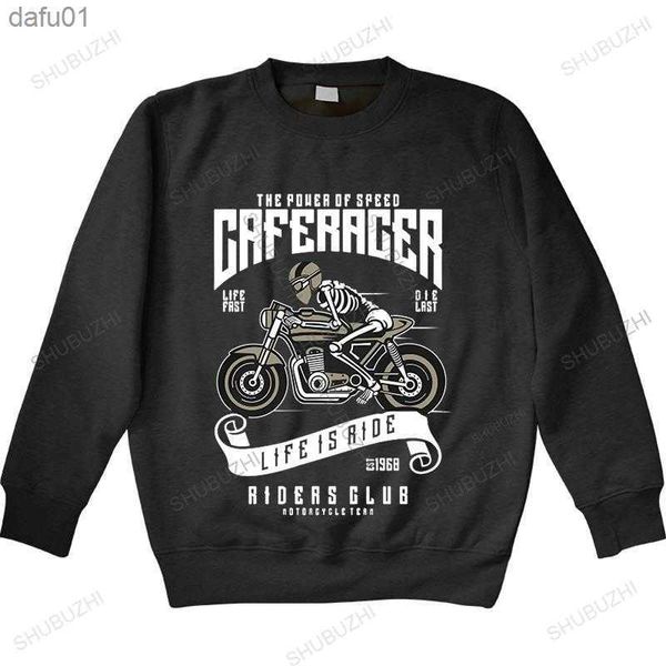 BNWT SPEED OF BIKER MOTORCYCLE MOTORBIKE ADULT felpa S-3XL Felpa con cappuccio da uomo per adulti Slim Fit Felpa con cappuccio calda di mezza età stile sottile