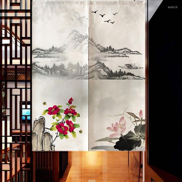 Vorhang im chinesischen Stil, Landschaftstür, Wohnzimmer, Trennwand, Badezimmer, Küche, halbes Feng Shui
