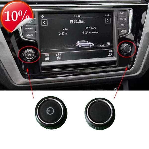 Nuovo Per Volkswagen VW Nuovo Jetta Turane Touran Nuovo Polo LAVIDA Lettore CD Manopola Cap Radio Pulsante Interruttore Interruttore del Volume Konb accessori