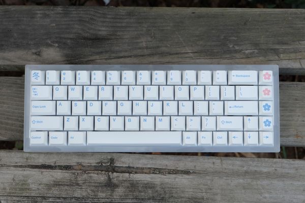 Accessori 1 Set di tappi del tema Fuyu per switch mx tastiera meccanica PBT tintura sottente keycaps Chery Profile Iso Enter Enter 6u 6.5u 7u Spacebar