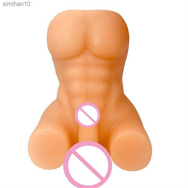 Homosexuell Sex Spielzeug Mann Masturbation Geschlechtsverkehr Werkzeuge Künstliche Tasche Pussy Realistische Penis Männlichen Körper Echte Puppe Erwachsene Waren L230518