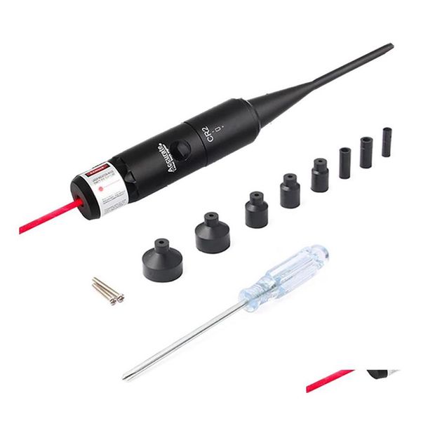 Scopes Red Laser Bohrung Sichtkits 177 bis 50 Kaliber Grüner Punktbohrungen mit Einschaltkalibrator für Jagdgewehr Scopes 252p