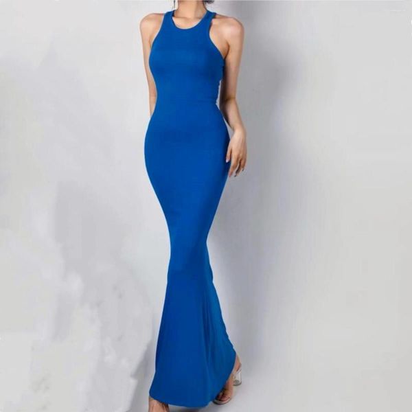 Повседневные платья Bazaleas 2023 Bodycon Fishtail Raw