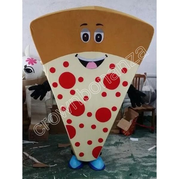 Costumi della mascotte della pizza delle prestazioni Vestito operato dal fumetto per il costume di carnevale della mascotte di tema animale adulto Vestito operato da Halloween