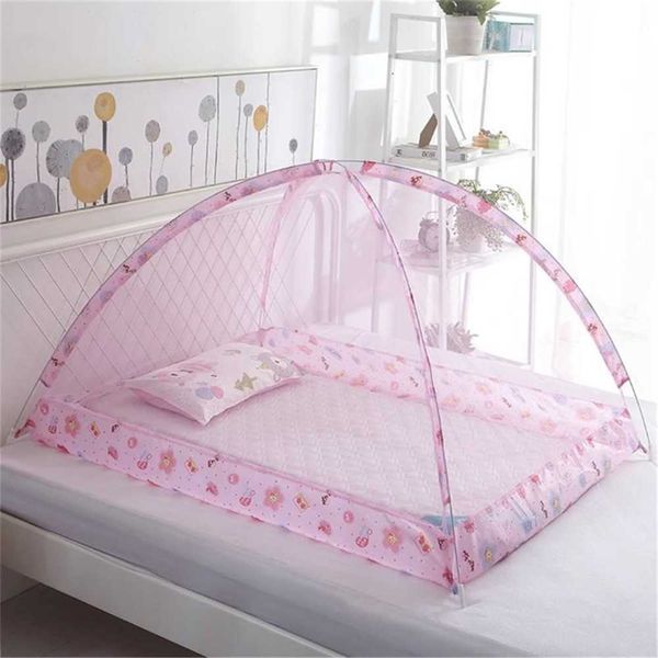 90x120см комары, чистая детская детская кровать, навес, комар, сетевая палатка складная портативная кроватка сетка детская купола бесплатная установка Y200417