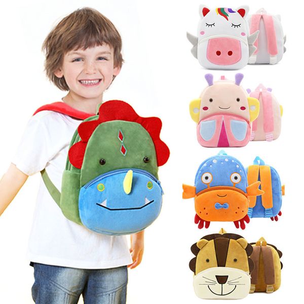 Zaini Bambini Cartoon Cute Monkey Zaino Scuola materna Bambini Mochila Sacchetti di scuola infantile Neonata Ragazzo Zainetto Regalo Escolares 230612