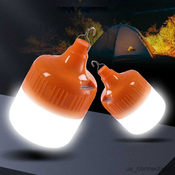 Lanterna de acampamento Luzes LED portáteis Falha em casa Emergência Camping ao ar livre Barracas noturnas Barracas móveis USB Lâmpadas recarregáveis R230612