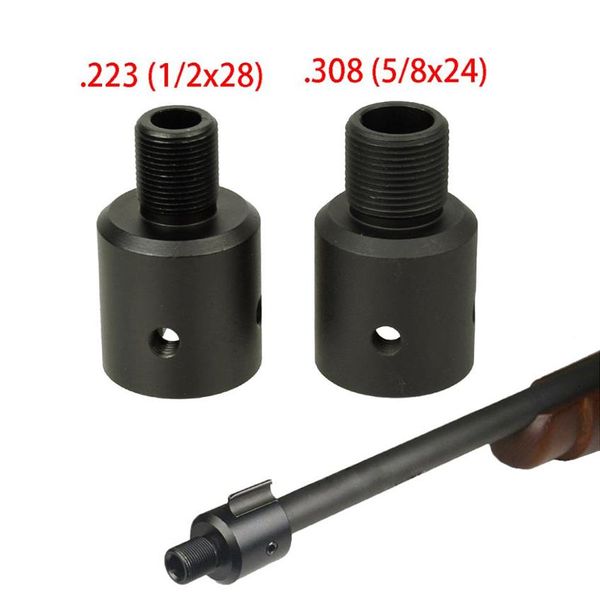 Alluminio Ruger 1022 10 22 Adattatore per freno di bocca 1 2x28 5 8x24 750 Protezione filettatura estremità canna Combo 223 308195P