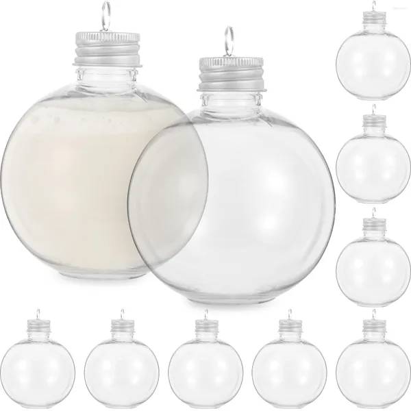 Vasen 10 Stück Weihnachtskugelflasche Saftflaschenkappen Kunststoffgetränke Anti-Leck Das Haustier Multifunktions-Milchreise