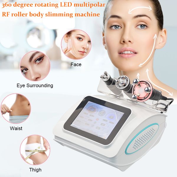 360 Roller RF Rolling Skin Rassodante Eye Lifting Beauty Equipment Led Light Radiofrequenza Roller Fat Dissolve Cellulite Removal machine