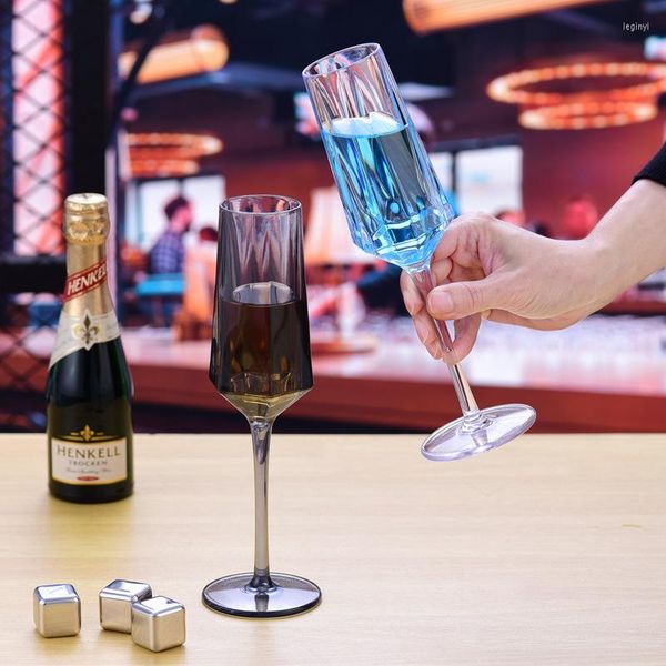 Fiaschette Infrangibili Acrilico Champagne Flute Eleganti E Resistenti Bicchieri Da Vino Senza Gambo Perfetti Per Matrimoni Feste