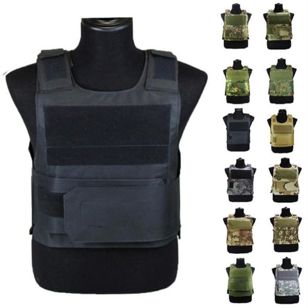 18 Farben Weiche Taktische Molle Weste Airsoft Körperrüstung Schießen Paintball Verstellbare Träger Kampfweste Outdoor Jagd CS Spiel Clot296x