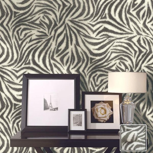 Sfondi Modern Nordic Ins Leopard Wallpaper Camera da letto Soggiorno Sfondo Negozio di abbigliamento Carta da parati Tema El Decorazione Art Sticker