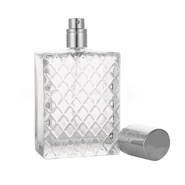 Recipiente de perfume cosmético vazio 100 ml com frascos de bico de névoa 100 ml frasco de spray de vidro atomizador perfume caixa de qualidade