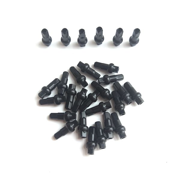 Raggi per bici Pilastro DSN Capezzoli per bicicletta 14G 144mm 16mm 18mm Lega di alluminio o ottone Nero Rosso Argento per ruota da strada di montagna 230612