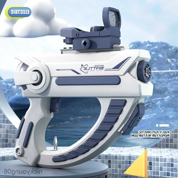 Sand Play Water Fun Electric Gun Automatic Continuous Beach Large-capacity Swimming Pool Summer Outdoor Toy for Baby Children Boy Gifts R230613