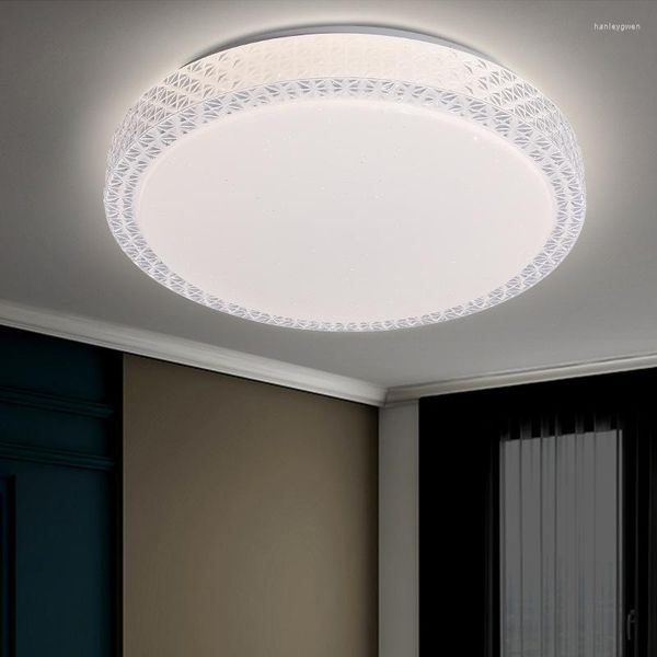 Deckenleuchten Moderne LED-Lampe 12W 18W 24W 48W 3 Farben ändern mit Schalter für Wohnzimmer Schlafzimmer Küche Beleuchtung Wohnkultur