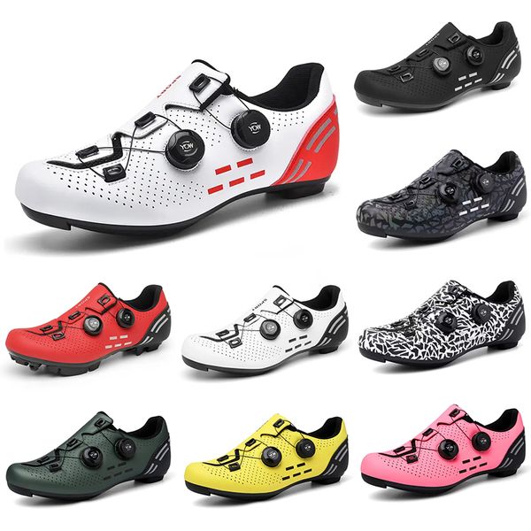 2023 sapatos de ciclismo masculino preto vermelho verde cinza amarelo rosa tênis masculino para esportes ao ar livre cor9