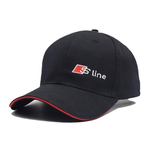SLINE LOGO Baseball Cap RS Speedway Hat Racing Moto GP Speed ​​Car Caps Snapback per uomini per i fan di Audi Summer S Hats272i