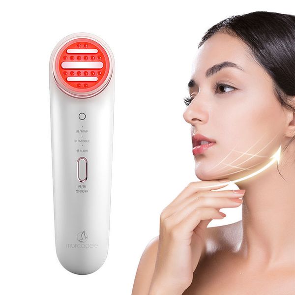 Massageador Facial Instrumento de beleza de radiofrequência de luz vermelha remover padrão nasolabial produto de endurecimento da pele Ems RF Machine 230612