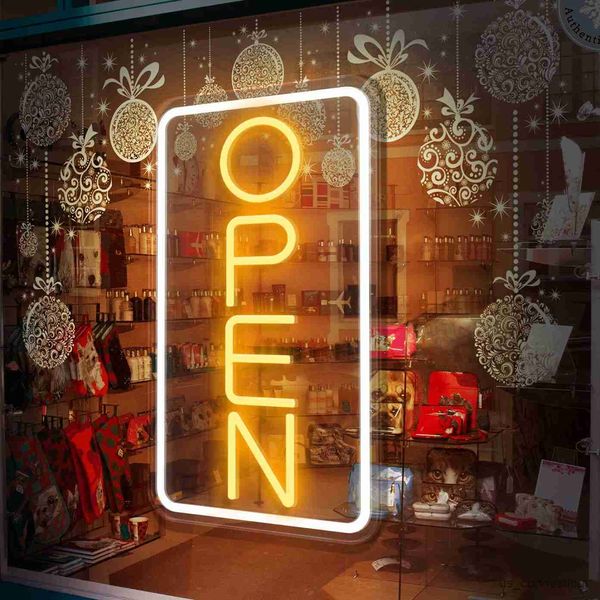 LED Neon Sign LED Open Sign Luci al neon OPEN Signs Hanging Night Lamp Home per bar Negozi di caffè Billboard Decor R230613