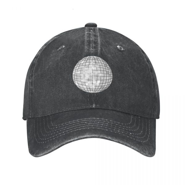 Ball Caps Silber Disco Ball Cap Cowboy Hut Luxus Hut Baseball Caps Herren Winter Hut Damen 230612