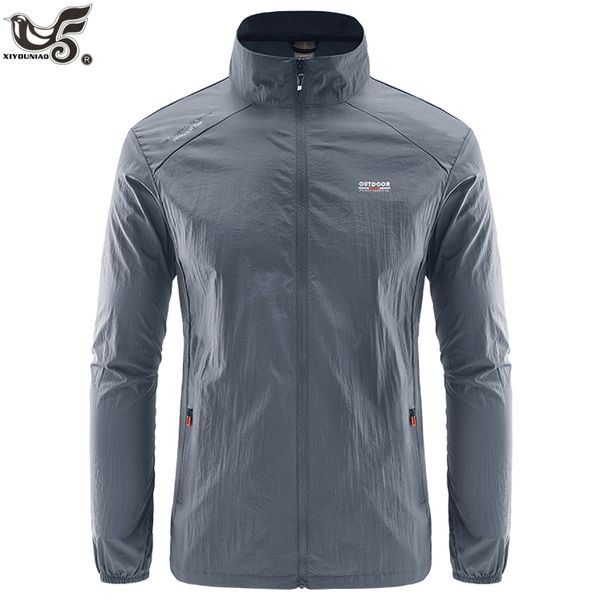 Giacche da uomo Mens Streetwear Giacche di protezione solare estiva per lo sport Ciclismo Sottile Escursionismo Cappotti da pesca Uomo jaqueta masculina Abbigliamento di marca 230613