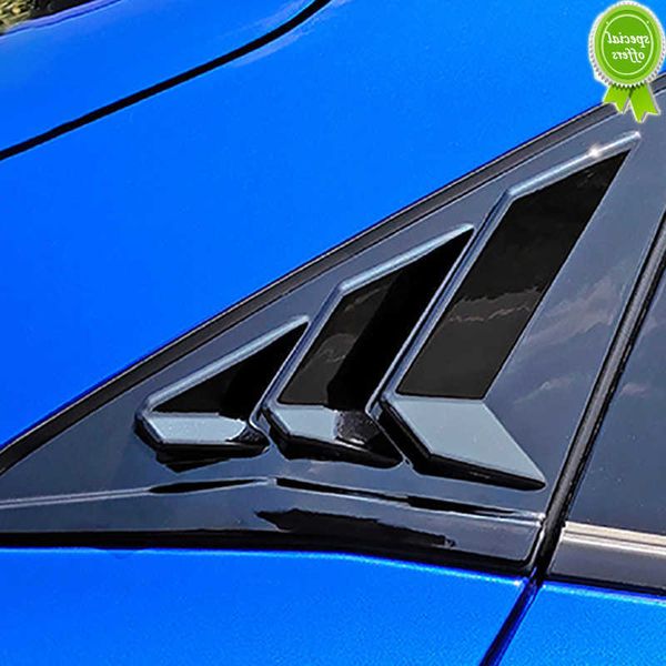 Nuovo per Honda Civic Type R Hatchback 2019 2020 2021 Car Rear Quarter Panel Window Side Feritoie Vent Decal Cover Styling Accessori