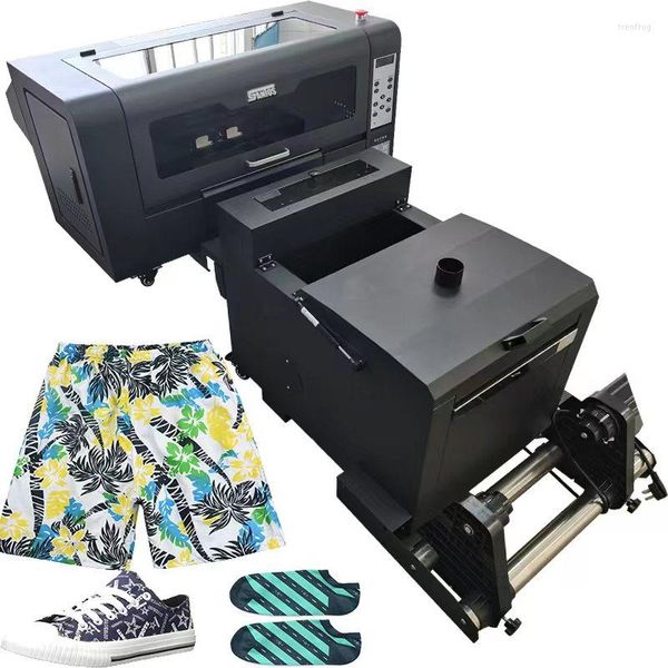 Agitador de logotipo de alta qualidade Máquina de impressão em pó A3 Impressora de filme para animais de estimação Forno Jato de tinta DTF