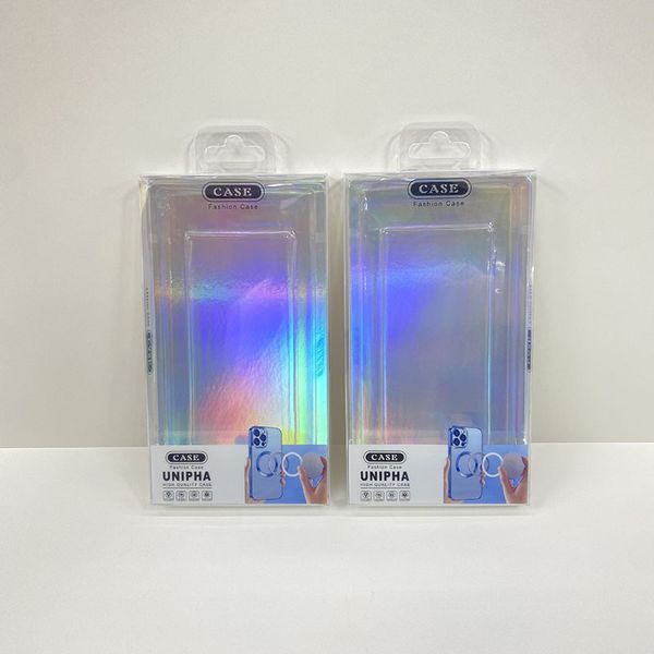 Handyhülle-Paket Transparente PVC-Einzelhandelsverpackungsbox für iPhone 12 13 14 Pro Max Magnetische Magsafe-Hülle